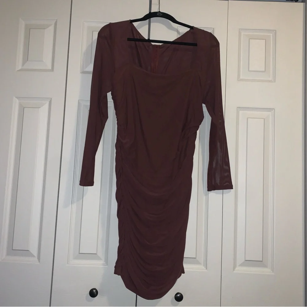 Bodycon Ruche Dress - Picture 2 of 2